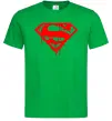 Мужская футболка Superman logo Зеленый Мужская футболка Superman logo Зеленый фото