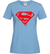 Женская футболка Superman logo Голубой Женская футболка Superman logo Голубой фото