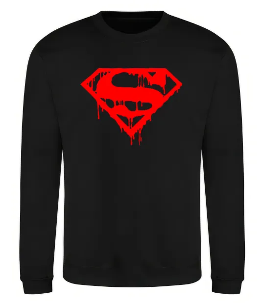 Свитшот Superman logo Черный фото