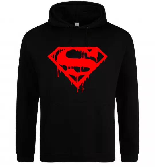Жіноча толстовка (худі) Superman logo Чорний фото