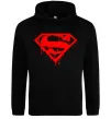 Жіноча толстовка (худі) Superman logo Чорний фото