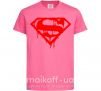 Дитяча футболка Superman logo Яскраво-рожевий фото