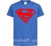 Дитяча футболка Superman logo Яскраво-синій фото