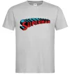 Мужская футболка SUPERMAN слово Серый фото