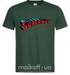 Мужская футболка SUPERMAN слово Темно-зеленый фото