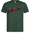 Мужская футболка SUPERMAN слово Темно-зеленый фото