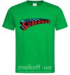 Мужская футболка SUPERMAN слово Зеленый фото