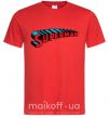 Чоловіча футболка SUPERMAN слово Червоний фото