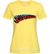 Женская футболка SUPERMAN слово Лимонный фото