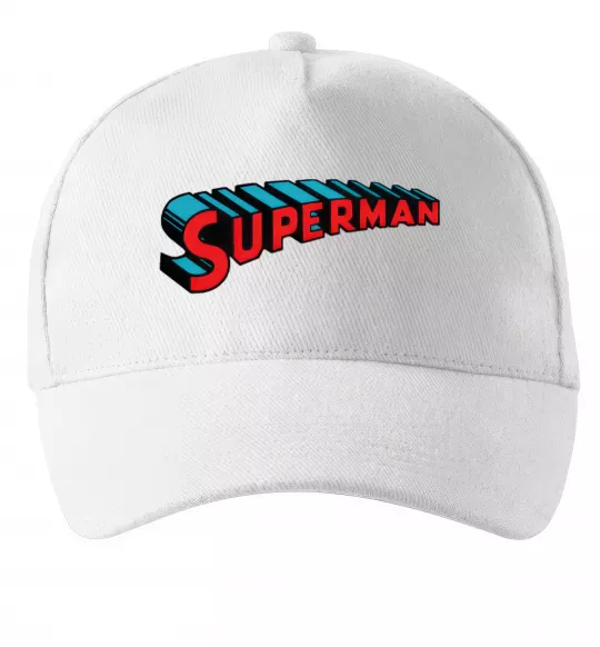 Кепка SUPERMAN слово Білий фото
