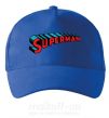 Кепка SUPERMAN слово Яскраво-синій фото