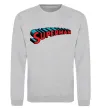 Світшот SUPERMAN слово Сірий меланж фото