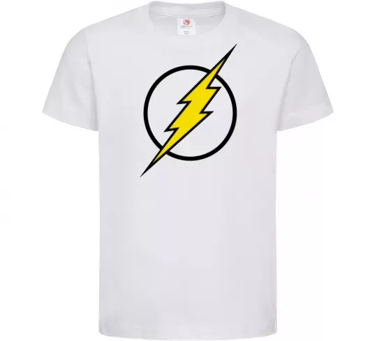 Детская футболка logo flash Белый фото