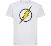 Детская футболка logo flash Белый фото