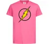 Детская футболка logo flash Ярко-розовый фото