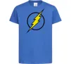 Детская футболка logo flash Ярко-синий фото