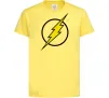 Детская футболка logo flash Лимонный фото