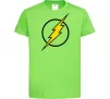 Детская футболка logo flash Лаймовый фото