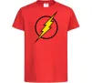 Детская футболка logo flash Красный фото