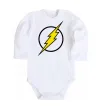 Детский боди logo flash Белый фото