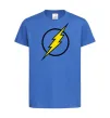 Дитяча футболка logo flash Яскраво-синій фото