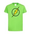 Дитяча футболка logo flash Лаймовий фото