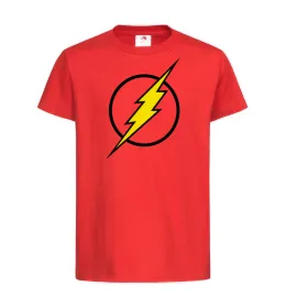Детская футболка logo flash Красный фото
