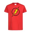 Дитяча футболка logo flash Червоний фото