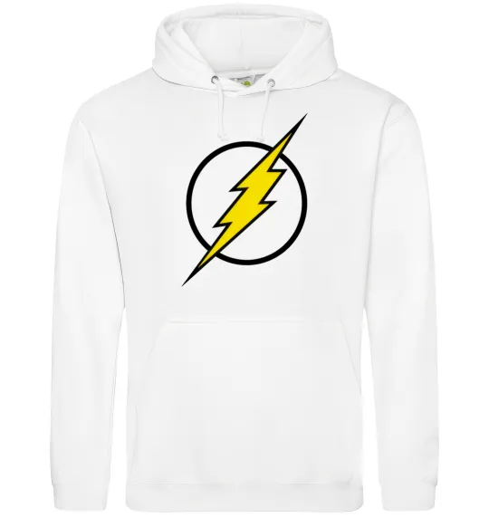 Женская толстовка (худи) logo flash Белый фото