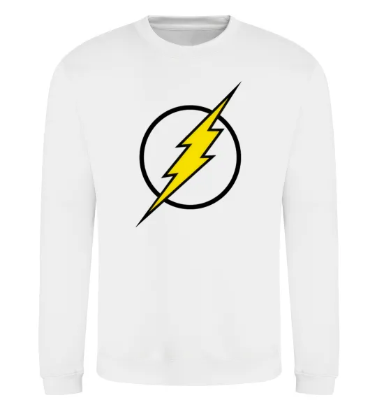 Свитшот logo flash Белый фото