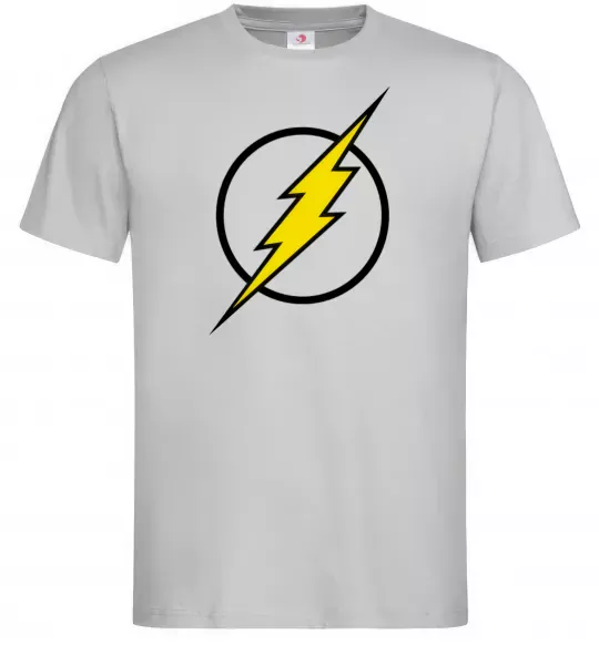 Мужская футболка logo flash Серый фото