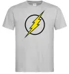 Мужская футболка logo flash Серый фото