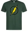 Мужская футболка logo flash Темно-зеленый фото