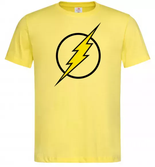 Мужская футболка logo flash Лимонный фото