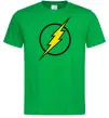 Мужская футболка logo flash Зеленый фото