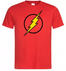 Мужская футболка logo flash Красный фото