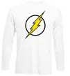 Лонгслів logo flash Білий фото