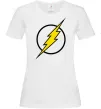 Жіноча футболка logo flash Білий фото