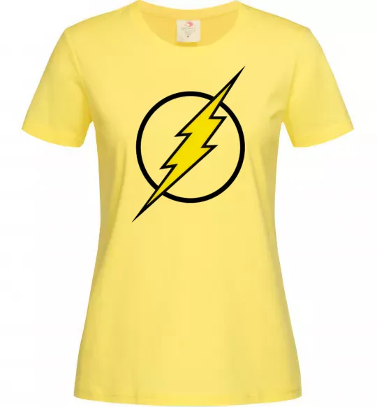 Жіноча футболка logo flash Лимонний фото