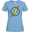 Жіноча футболка logo flash Блакитний фото