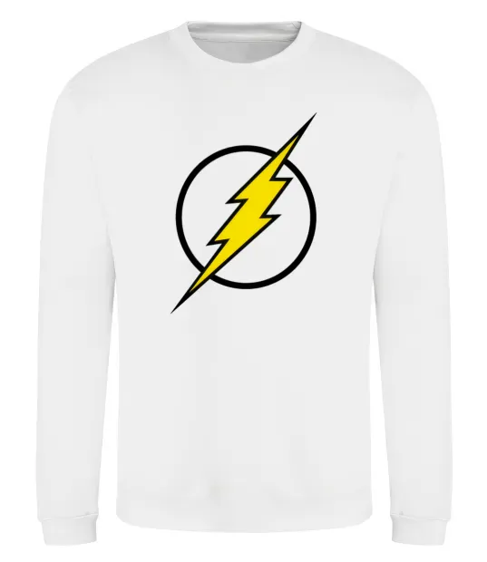Свитшот logo flash Белый фото