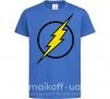 Детская футболка logo flash Ярко-синий фото