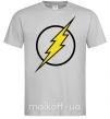 Мужская футболка logo flash Серый фото