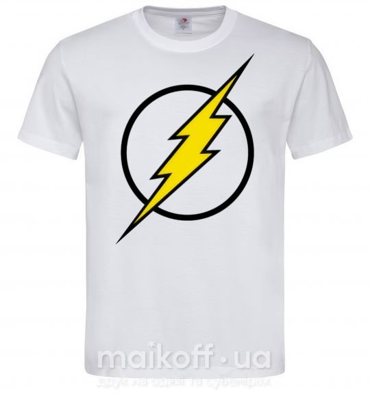 Мужская футболка logo flash Белый фото