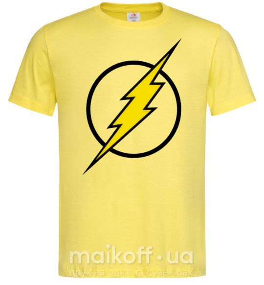 Мужская футболка logo flash Лимонный фото
