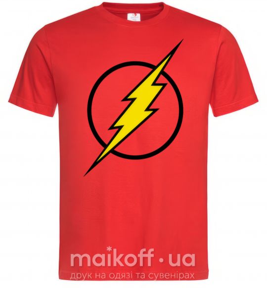 Чоловіча футболка logo flash Червоний фото