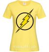 Женская футболка logo flash Лимонный фото