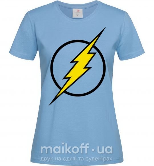 Женская футболка logo flash Голубой фото