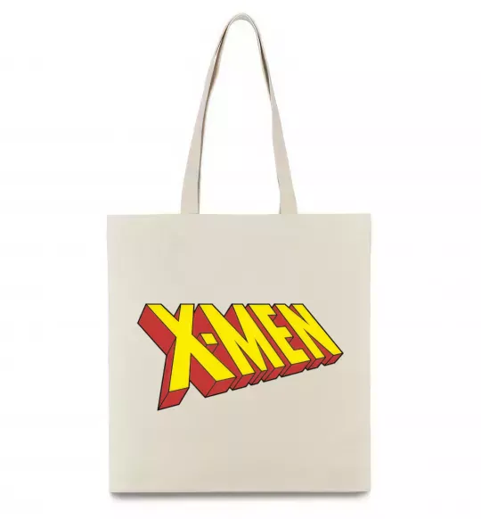 Еко-сумка X-men Бежевий фото