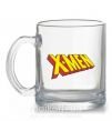 Чашка стеклянная X-men Прозрачный фото